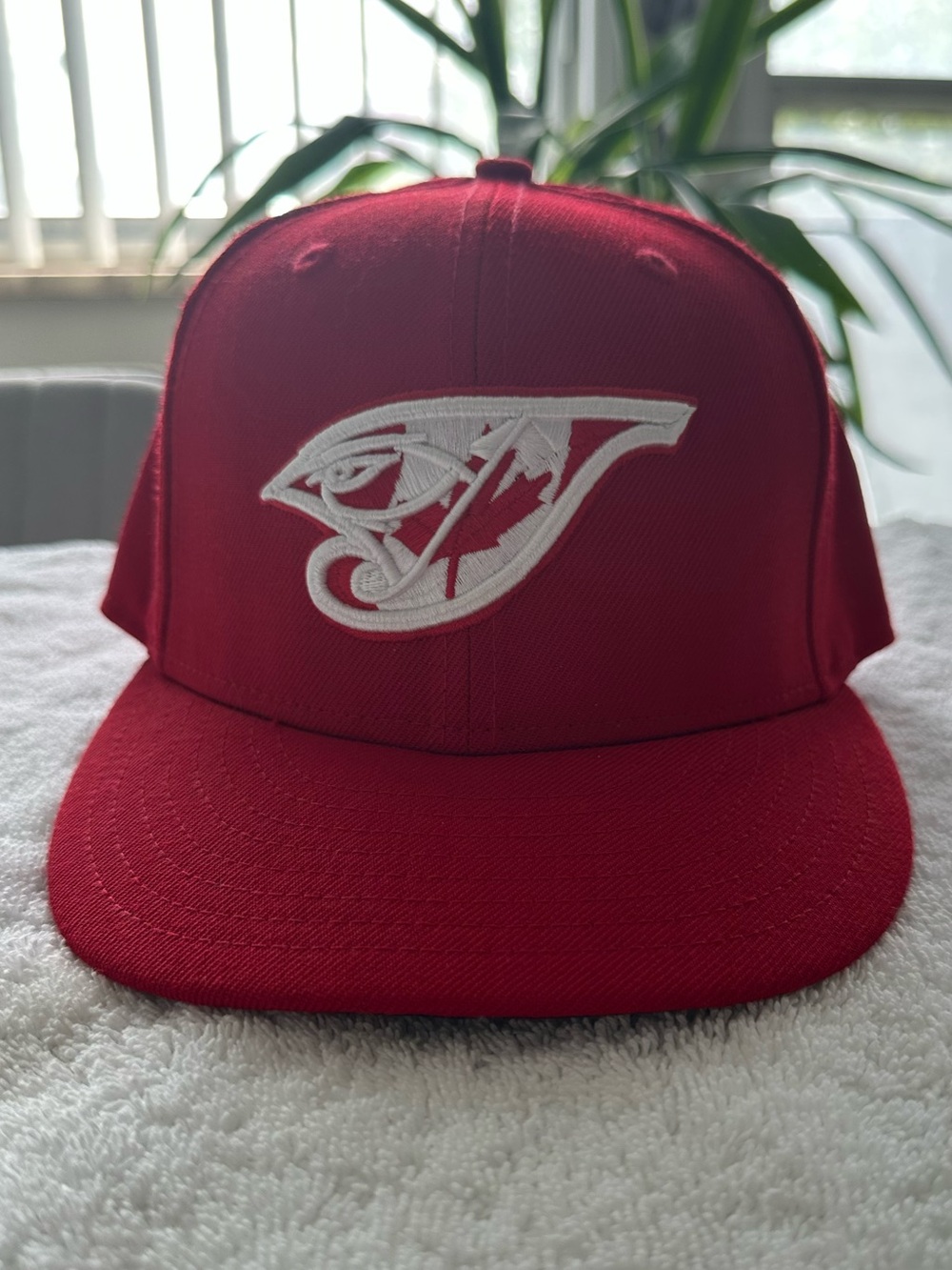 New Era Toronto Blue Jays Heritage Series 59FIFTY Red Fitted Hat Size 7